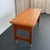 Brass 1950s Industrial Maple Library Console Work Table For Sale - Image 8 of 12