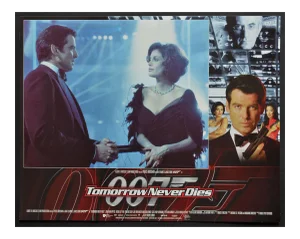 James Bond Tomorrow Never Dies Original Lobby Card, UK, 1997