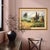 Mid-Century Modern Italian Artist, Countryside Landscape, 1970, Oil on Canvas For Sale - Image 3 of 14