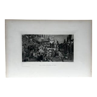 19th Century Print by Henryk Siemiradski Titled “The Living Torches of Nero” For Sale