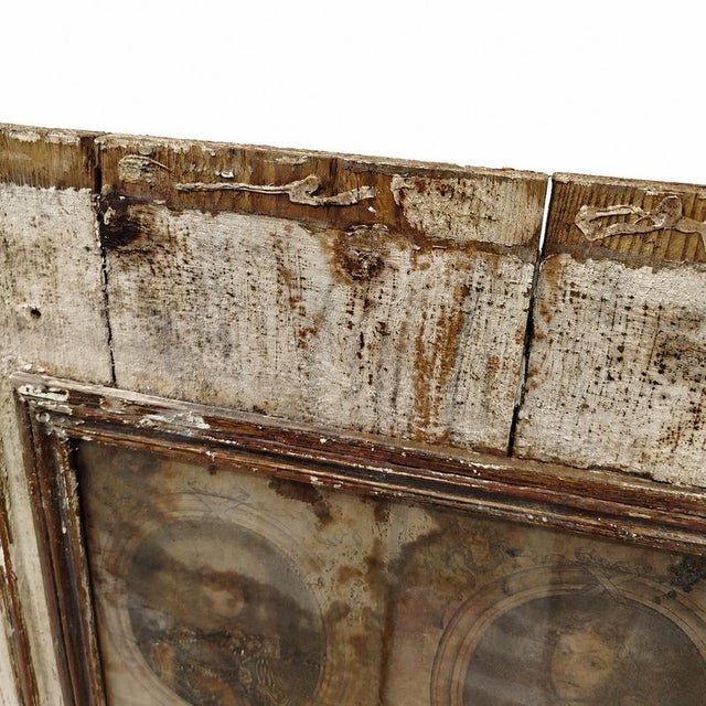 French Mirror with Engravings, 1600s For Sale - Image 3 of 9