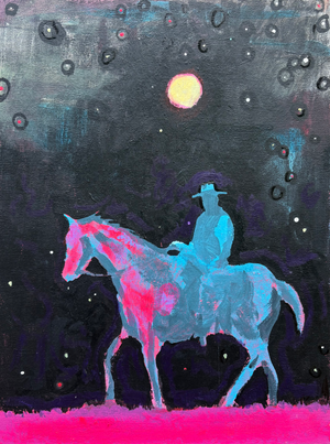The Stars at Night Western Painting by Joseph Christy