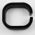 Black Fendi Geometric Black Resin Acrylic Cuff Bracelet For Sale - Image 8 of 10