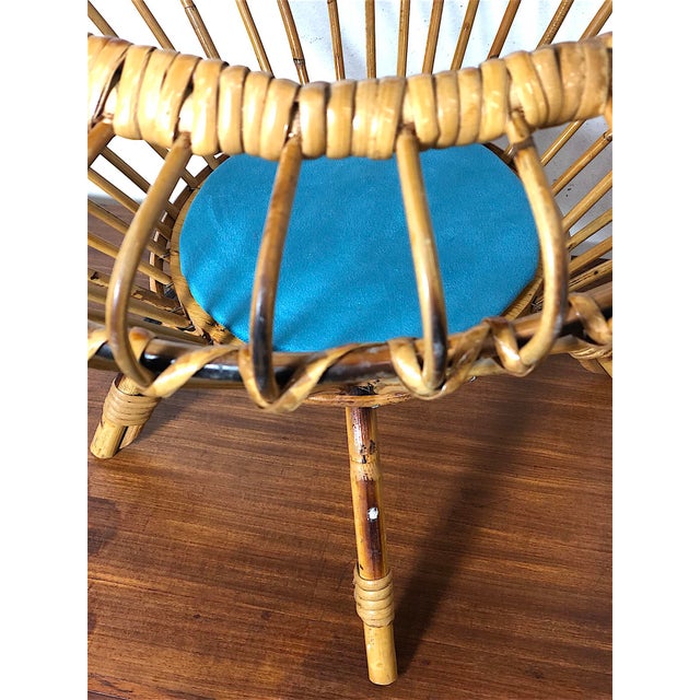 1960s Vintage Wicker Storage Box, Italy, 1960s For Sale - Image 5 of 16