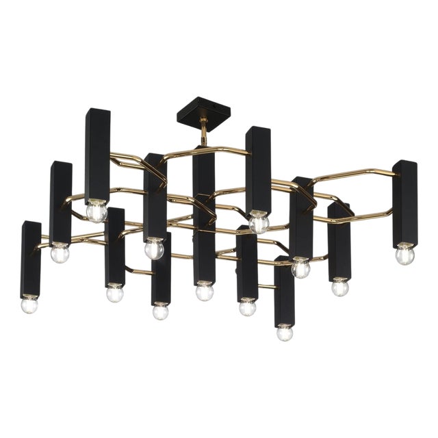 21st Century Cubic Flush Mount by Fabio LTD For Sale