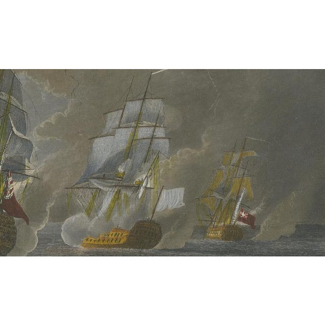 After Baron Théodore Gudin, French Triton Fighting HMS Jupiter and Medea, 1840, Engraving For Sale - Image 6 of 10