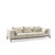 Milo White Sofa by Stefano Giovannoni For Sale - Image 4 of 5
