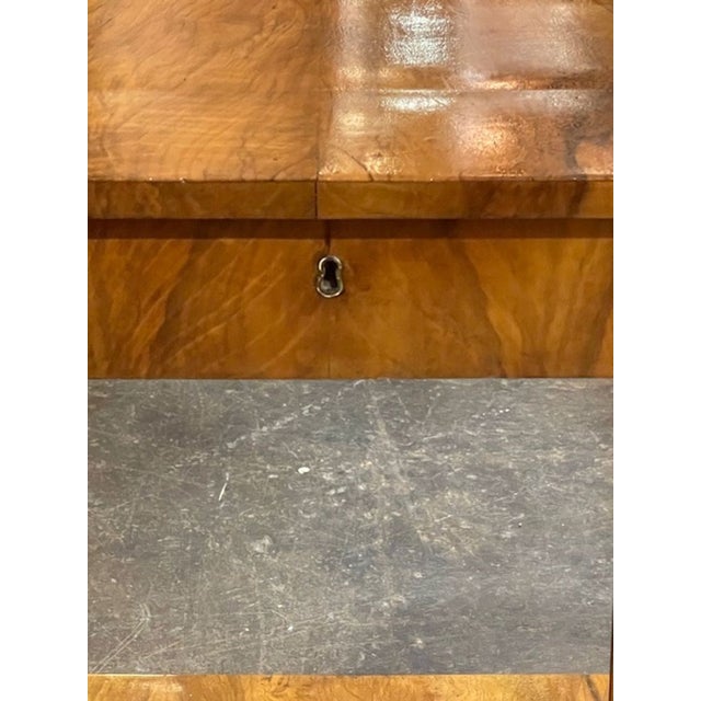 Wood 19th C. German Biedermeier Walnut Table For Sale - Image 7 of 7