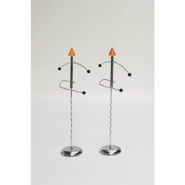 1980s Postmodern Valet Stands, 1980s, Set of 2 For Sale - Image 5 of 5