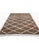 Mid-Century Modern Brown & White Modern Wool Rug For Sale - Image 3 of 9