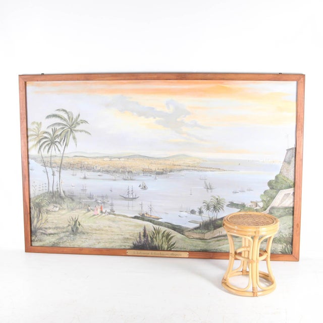 Unknown, The Port of Havana in 1890, 1960s, Canvas For Sale - Image 9 of 10