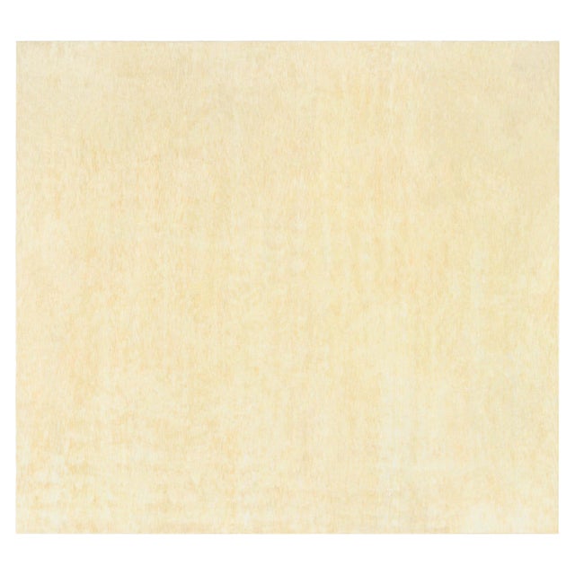 Contemporary Yellow Silk Hand Knotted Rug by Doris Leslie Blau For Sale