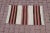 1970s Antique Cream Striped Small Rug For Sale - Image 4 of 9