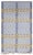 "Chevronn" Modern Flatweave Chevron Ivory Hand-Knotted Rug by Doris Leslie Blau For Sale