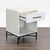 Modern West Elm Wood Tiled Nightstand For Sale - Image 3 of 9