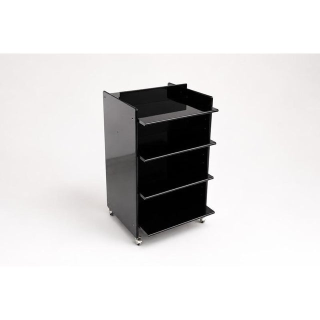 Rumo Serving Trolley by Kazuhide Takahama for Gavina, 1970s For Sale - Image 3 of 7