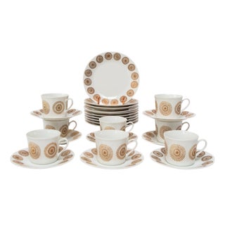 Norwegian Coffee and Dessert Set, 1969, Set of 26 For Sale