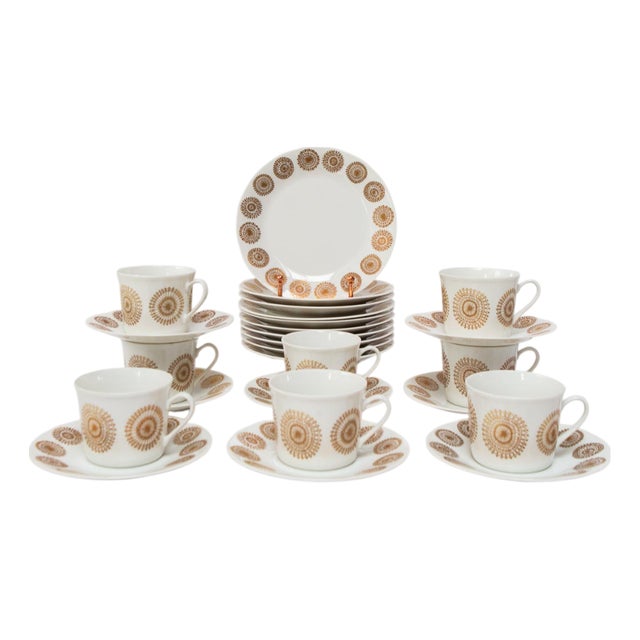 Norwegian Coffee and Dessert Set, 1969, Set of 26 For Sale