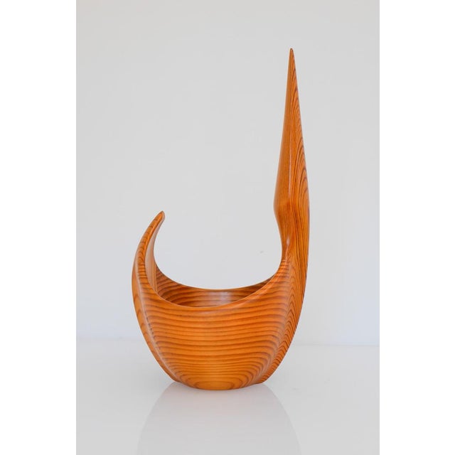 Vintage Swedish Wooden Bowl by Johnny Mattsson, 1959 For Sale - Image 10 of 16