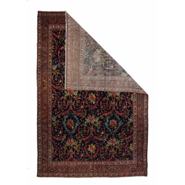 1900 - 1909 Antique Bidjar Rug 8'9'' x 13'6'' For Sale - Image 5 of 12