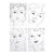 Vintage Quick Portrait Sketches Drawings - Set of 4 For Sale