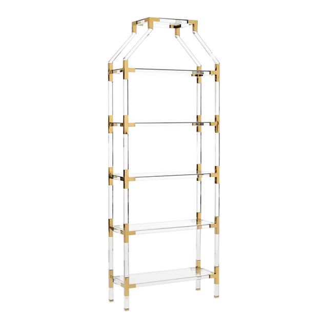 Gainsboro Etagere - Brass For Sale