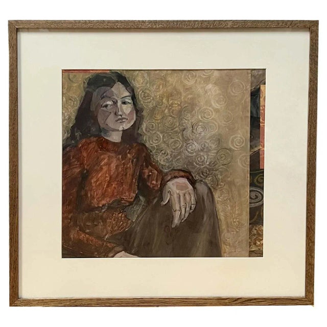 Mixed Media Portrait #2 by Judy Pike For Sale - Image 9 of 9