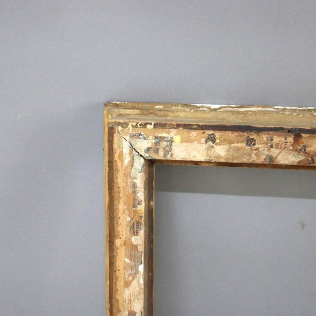 Antique Newcomb-Macklin School Arts & Crafts 1st-Finish Gilt Wood Frame, Circa 1910 For Sale - Image 9 of 9