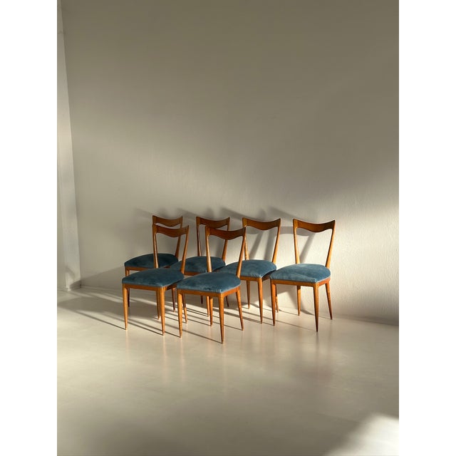 Dining Chairs, 1950s, Set of 6, in Flawless conditions. Designed 1950 to 1959