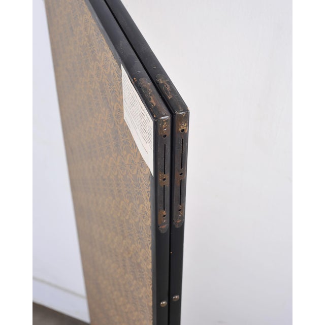 Japanese Meiji Two Panel Screen Birds Flowers in Autumn Landscape For Sale - Image 11 of 18