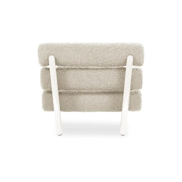 Charles Cormo Chalk Armchair by Royal Stranger For Sale - Image 6 of 8