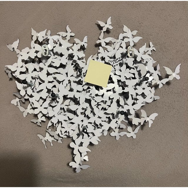 2020s David Kracov 'My Heart Is All a Flutter' 3 Layer Metal Wall Sculpture With Coa For Sale - Image 5 of 13