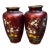 1930s Japanese Ginbari Cloisonné Vases-a Pair For Sale