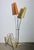 Metal Mid-Century Floor Lamp in Brass with Fiberglass Shades attributed to Cosack, 1950s For Sale - Image 7 of 18