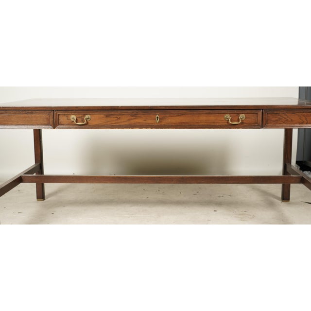 1960s 1960s Vintage Two Tone Campaign Desk For Sale - Image 5 of 8