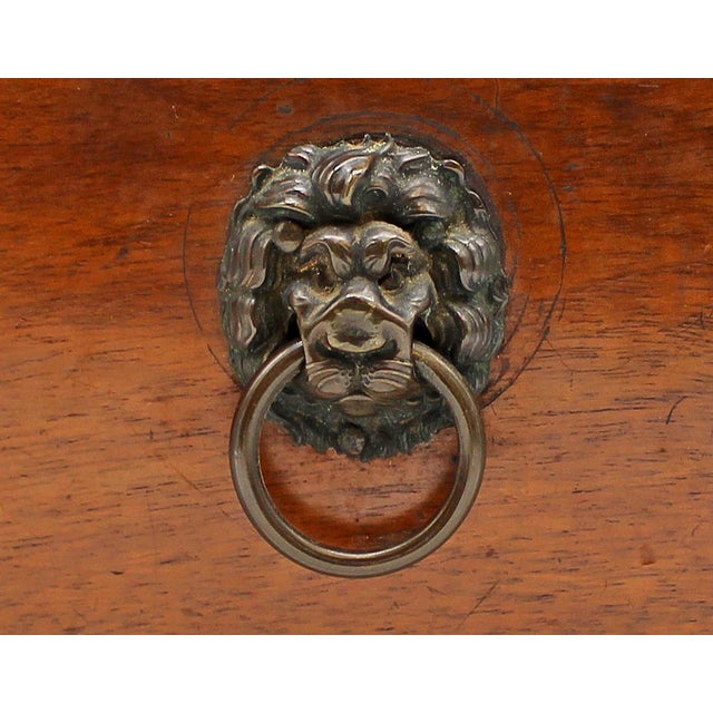 Wood Circa 1780-1800 English George III Work Box For Sale - Image 7 of 9