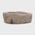 This large stone basin was carved by hand nearly two centuries ago, sculpted from solid limestone with irregular texture...