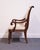 Wood Broyhill Furniture British Empire Collection Cherry Dining Arm Chair 7325-83 For Sale - Image 7 of 11