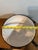 Hollywood Regency Vintage Blown Glass Tiger Stripe Vase For Sale - Image 3 of 5