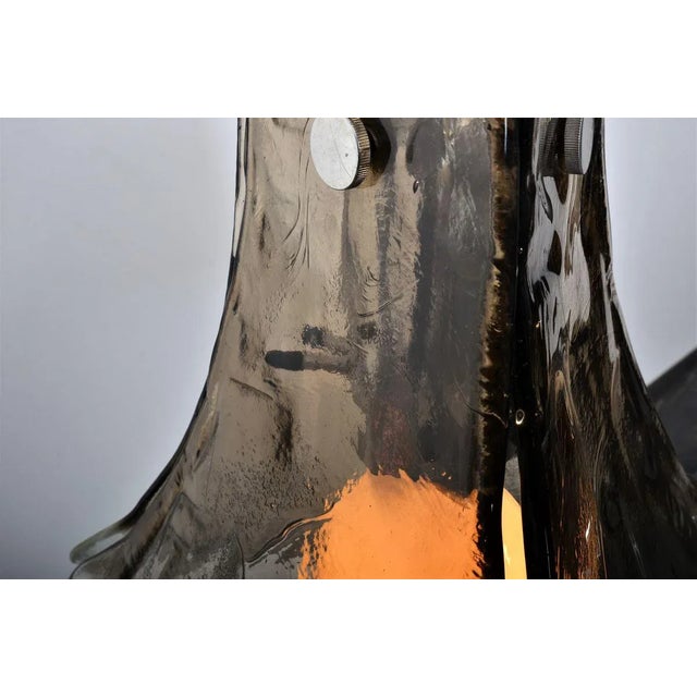 Vintage Murano Glass Flower Lamp from Kalmar Franken For Sale - Image 7 of 11