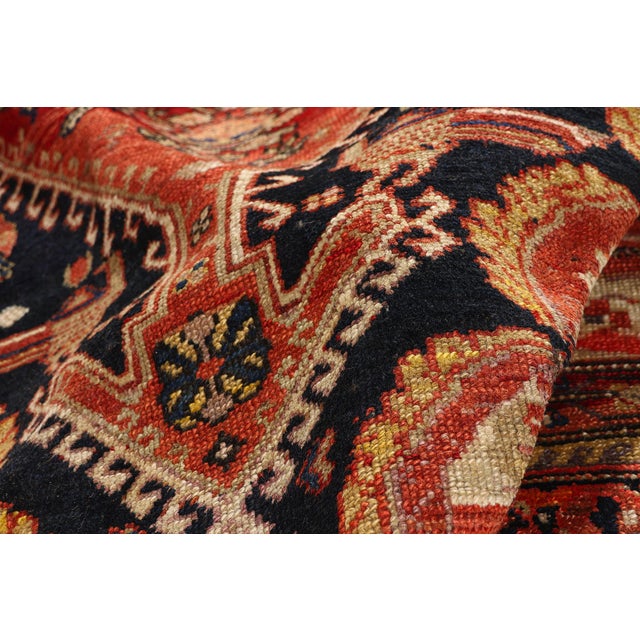 Late 19th Century Persian Shiraz Rug, 11'05 X 19'04 For Sale In Dallas - Image 6 of 10