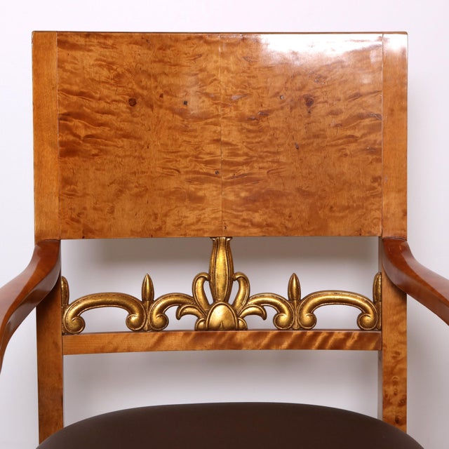Single Neoclassical Armchair For Sale - Image 9 of 10
