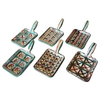 Robert Picault Vallauris Escargot Plates For Sale