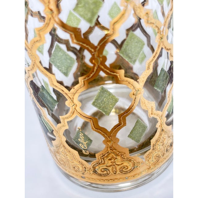 1960s Culver LTD Highball Glasses 22 K Gold Valencia Design For Sale - Image 18 of 18