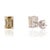 Art Deco Art Deco Style Tiny 1.77 Ct Octagon Cut Citrine Stud Earrings in 925 Silver 2 Pieces For Sale - Image 3 of 13