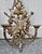 French Pair Brass Sconces Large Ornate Music Wall Violin Candle Holders 40s For Sale - Image 15 of 17