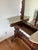 Antique Anglo-Indian Carved Hardwood Marble Top Vanity Dressing Table For Sale - Image 14 of 17