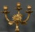 Metal Gilt and Onyx Candelabras, 1940s, Set of 2 For Sale - Image 7 of 18