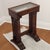 Wood Vintage Brandt Furniture, Four Glass Top Nesting Tables (A Quartetto), Antique Mahogany Finish For Sale - Image 7 of 16