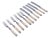 Set of Bone Handle Knives & Forks By. J. Russel Company For Sale